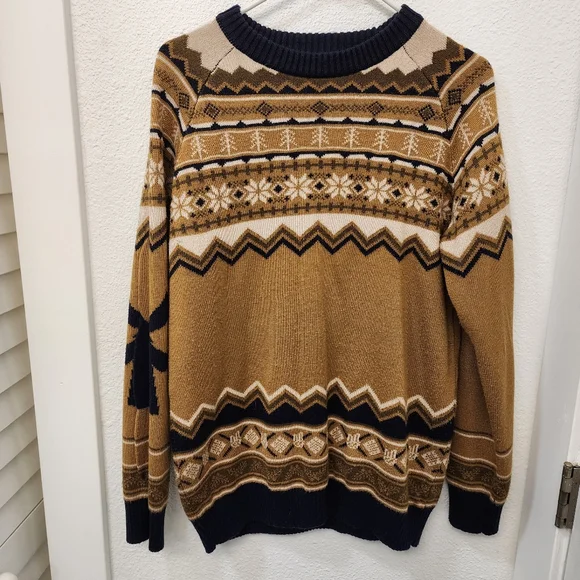 Dutch Bros. Windmill Fair Isle Christmas Sweater - Picture 1 of 6